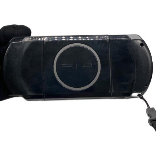 SONY (ソニー) PSP PSP-3000 バッテリー欠品 画面左右上部少しヤケ有 グランツーリスモモデル メタルギアOPS付き