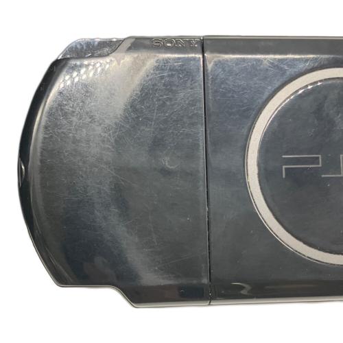 SONY (ソニー) PSP PSP-3000 バッテリー欠品 画面左右上部少しヤケ有 グランツーリスモモデル メタルギアOPS付き