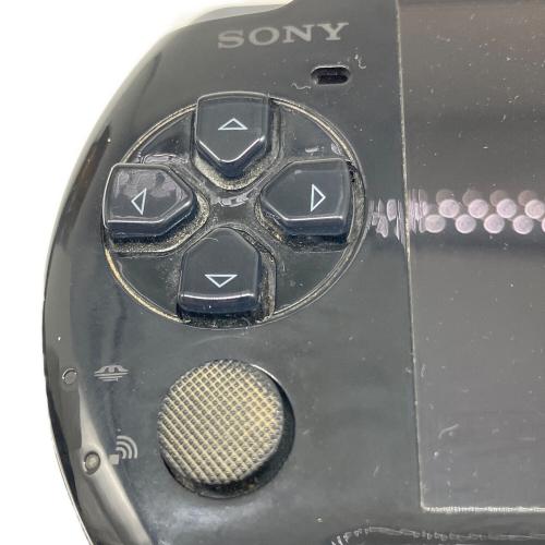 SONY (ソニー) PSP PSP-3000 バッテリー欠品 画面左右上部少しヤケ有 グランツーリスモモデル メタルギアOPS付き