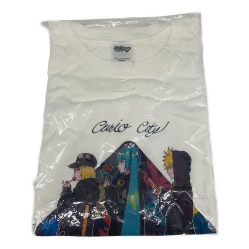 初音ミク (ハツネミク) Tシャツ キャラクターグッズ SIZE FREE/ホワイト/キュリオ・シティ