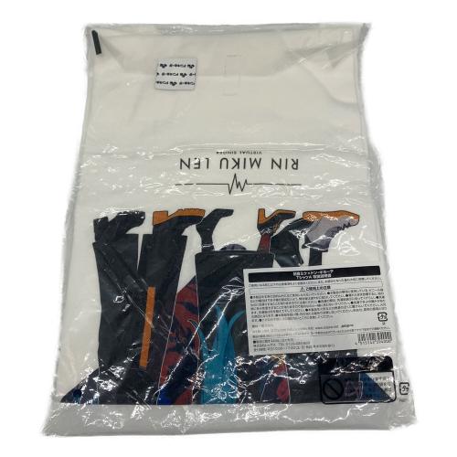 初音ミク (ハツネミク) Tシャツ キャラクターグッズ SIZE FREE/ホワイト/キュリオ・シティ