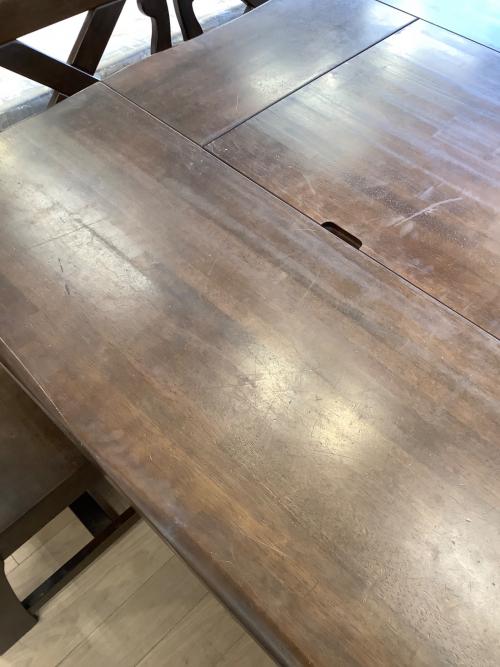 karimoku (カリモク) ベンチダイニングセット 96 ブラウン RUSTIC