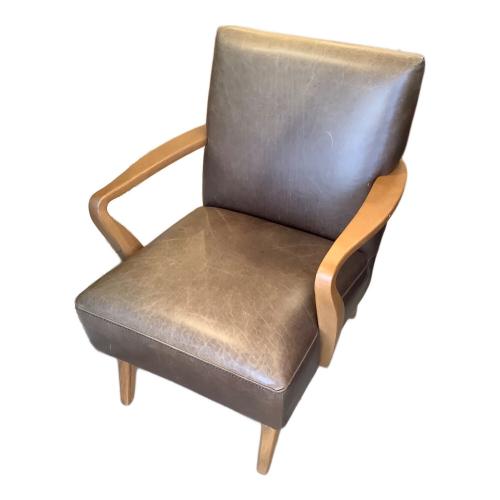 tabu (タブ) アームチェアー 114 グレー×ナチュラル tabu Leather Works