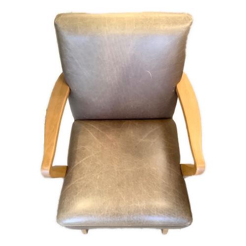 tabu (タブ) アームチェアー 114 グレー×ナチュラル tabu Leather Works