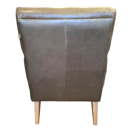 tabu (タブ) アームチェアー 114 グレー×ナチュラル tabu Leather Works