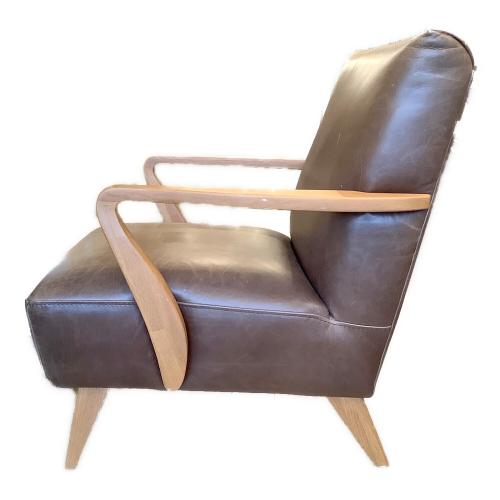 tabu (タブ) アームチェアー 114 グレー×ナチュラル tabu Leather Works