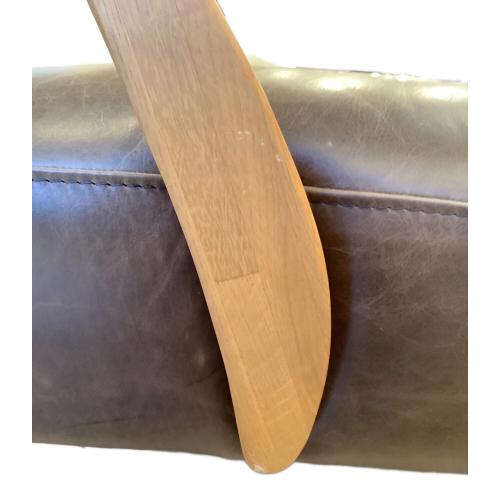 tabu (タブ) アームチェアー 114 グレー×ナチュラル tabu Leather Works