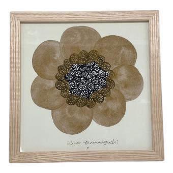 ichiro yamaguchi 絵画 HANA-head-gold