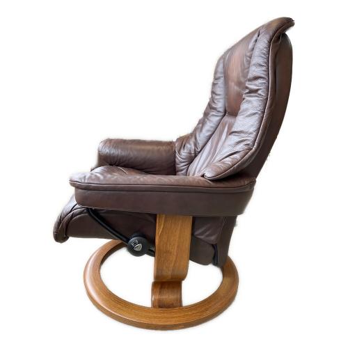 Ekornes (エコーネス) リクライニングチェアー オットマン付 ブラウン