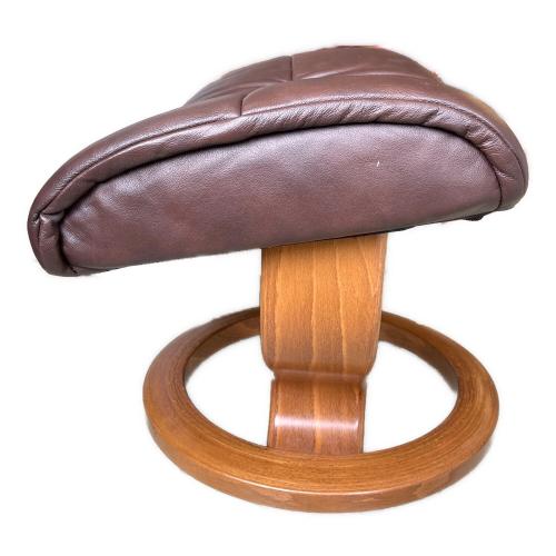 Ekornes (エコーネス) リクライニングチェアー オットマン付 ブラウン