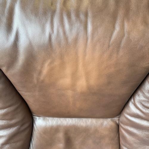 Ekornes (エコーネス) リクライニングチェアー オットマン付 ブラウン