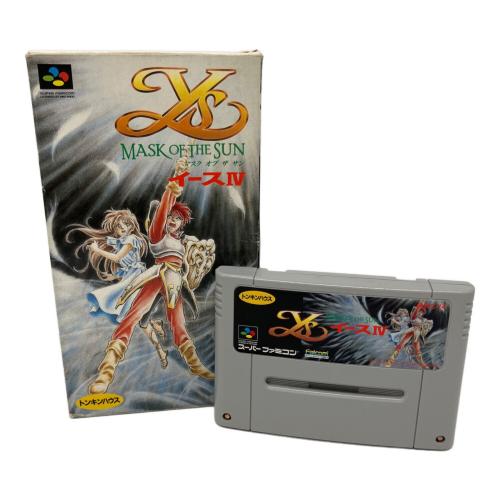 トンキンハウス イースIV Mask of The Sun スーパーファミコン用ソフト -