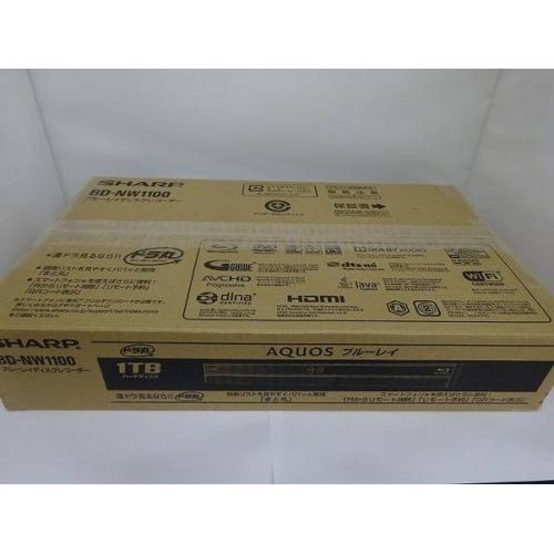 SHARP ブルーレイディスクレコーダー 未使用品 BD-NW1100 2017年製 2番組 1TB -