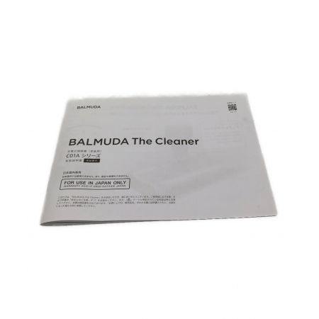 BALMUDA (バルミューダデザイン) BALMUDA The Cleaner コードレス(充電式) C01A-WH 取扱説明書 純正バッテリー