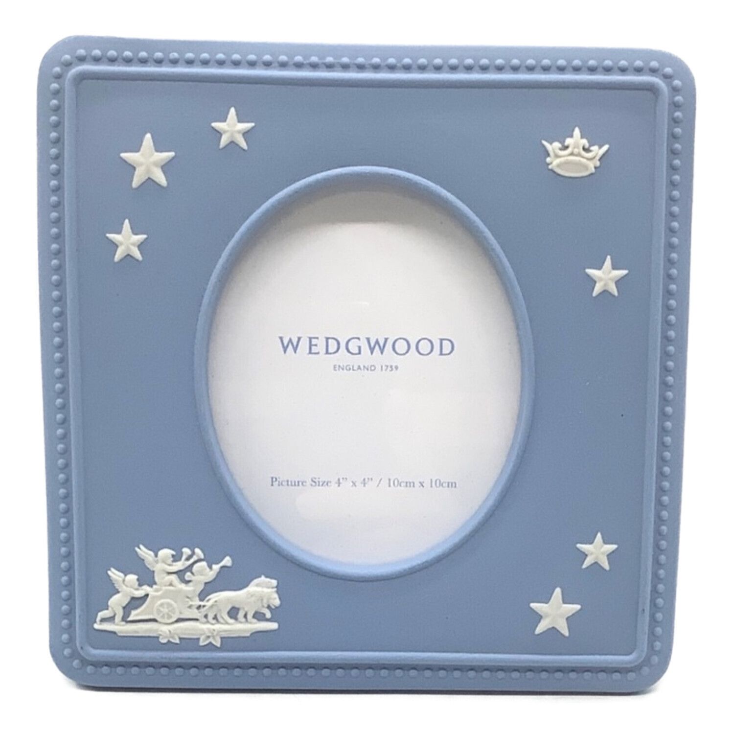 Wedgwood (ウェッジウッド) フォトフレーム ジャスパーブルー スクエア