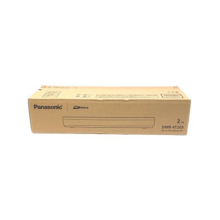 Panasonic (パナソニック) Blu-rayレコーダー 未使用品 DMR-4T203 2023年製 4K対応 3番組 2TB HDMI端子×1 -
