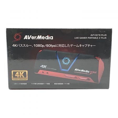 avermedia PC周辺機器 AVT-C878PLUS 4Kパススルー対応 ゲームキャプチャー