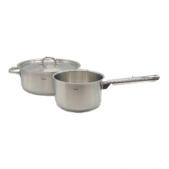 Fissler (フィスラ) 両手鍋・片手鍋セット シルバー FAMILY LINE