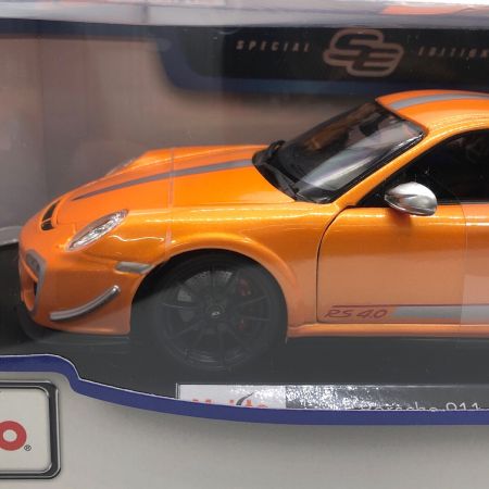 Maisto (マイスト) モデルカー オレンジ ポルシェ 911 GT3 RS4.0