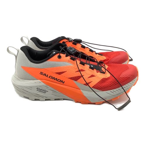 SALOMON (サロモン) ランニングシューズ メンズ SIZE 25cm レッド×オレンジ 470462