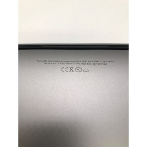 Apple (アップル) MacBook Pro A2338 13インチ Mac OS M1 メモリ:8GB SSD:256GB ドライブ無し C02GC0Y7Q05D