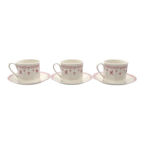 ROYAL DOULTON (ロイヤルドルトン) カップ&ソーサー キャリコレッド 6Pセット