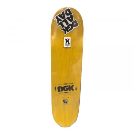 DGK (ディージーケー) スケートボード【デッキのみ】 ブラック×レッド DIRTY GHETTO KIDS