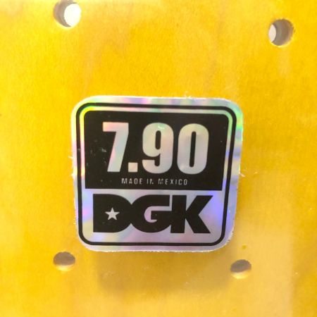 DGK (ディージーケー) スケートボード【デッキのみ】 ブラック×レッド DIRTY GHETTO KIDS