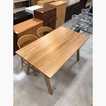 モモナチュラル 昇降テーブル オーク材 アクタス ウニコ 無印 カリモク