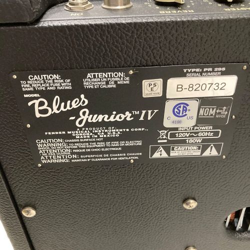 FENDER (フェンダー) ギターアンプ 239 ※3ピンコンセント Blues Junior IV