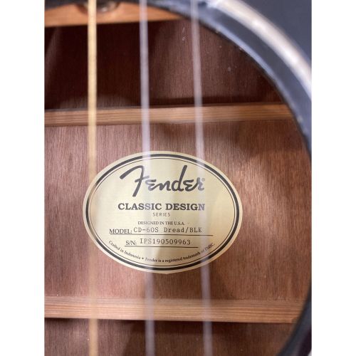 FENDER (フェンダー) アコースティックギター 239 CD-60S クラシックデザインシリーズ IPS190509963