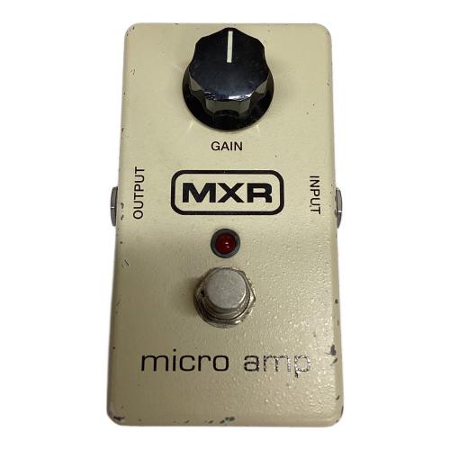 MXR (エムエックスアール) プリアンプ micro amp 動作確認済み