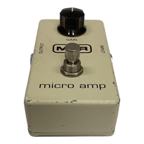 MXR (エムエックスアール) プリアンプ micro amp 動作確認済み