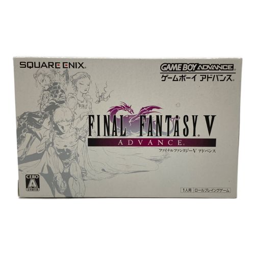 SQUARE ENIX (スクエアエニックス) ゲームボーイアドバンス用ソフト 箱付 FINAL FANTASY Ⅴ CERO A (全年齢対象)