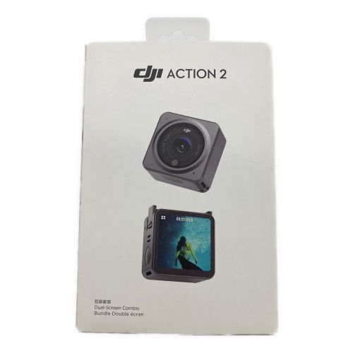 DJI アクションカメラ Action 2 Dual-Screen Combo 内蔵メモリー (32GB)/microSDHC/microSDXC 1.76 インチ MC211/DP001 4F3CJBP00ADL7S