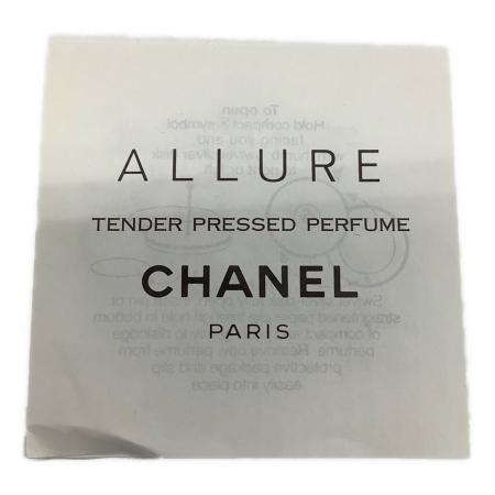 希少品　ほぼ未使用　シャネル　アリュール テンダープレストパフューム CHANEL (シャネル) テンダープレストパフューム アリュール