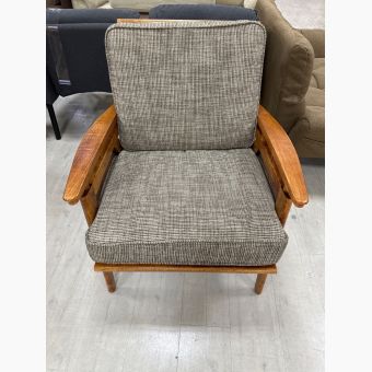 ACME Furniture (アクメファニチャー) ラウンジチェアー グレー 268 ファブリック×ラタン×ハックベリー材 WICKER