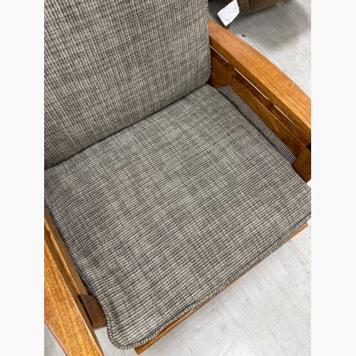 ACME Furniture (アクメファニチャー) ラウンジチェアー グレー 268 ファブリック×ラタン×ハックベリー材 WICKER