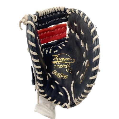 RAWLINGS (ローリングス) 軟式グローブ ブラック×レッド ファーストミット