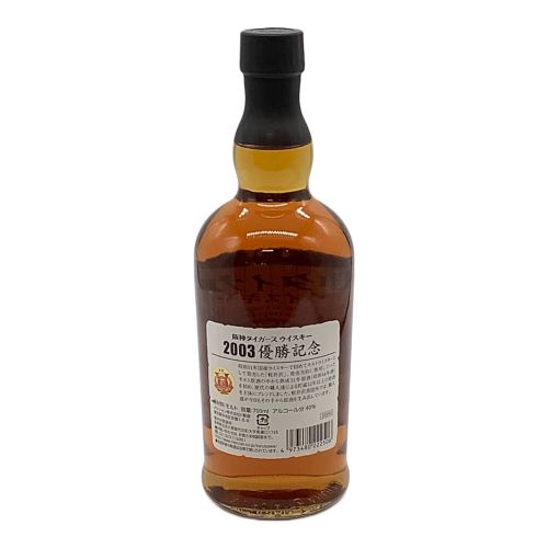 阪神タイガース (ハンシンタイガース) 2003優勝記念ウィスキー @ Π 700ml 長期貯蔵原酒 31年～12年 未開封品