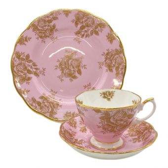 ROYAL ALBERT (ロイヤルアルバート) カップ&ソーサー&プレートセット 100周年記念モデル