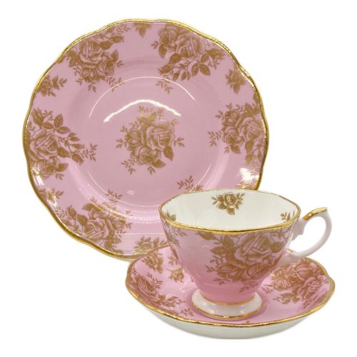 ROYAL ALBERT (ロイヤルアルバート) カップ&ソーサー&プレートセット 100周年記念モデル