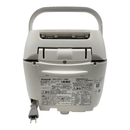 Panasonic (パナソニック) 圧力IH炊飯ジャー SR-MPW101 2022年製 5.5合(1.0L)