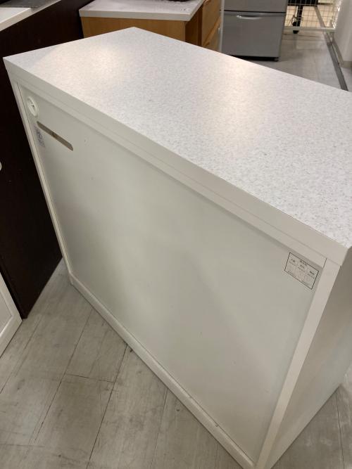 ニトリ キッチンカウンター ホワイト 314 スライド台 引出③ アルミナ2 100