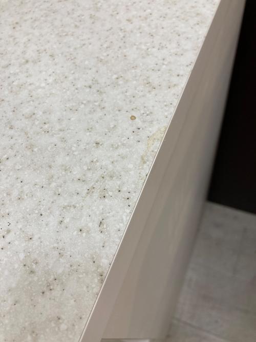 ニトリ キッチンカウンター ホワイト 314 スライド台 引出③ アルミナ2 100