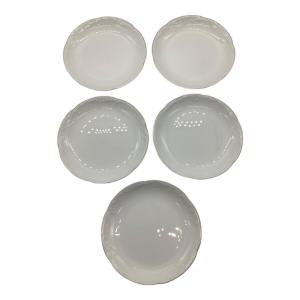 大倉陶園 (オオクラトウエン) 銘々皿 ホワイト ゴールドライン 15cm 5Pセット