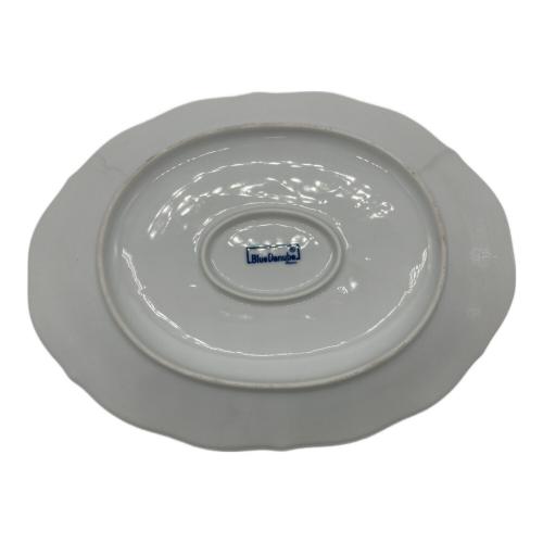 BlueDanube スープポット 楕円受け皿・陶器お玉付