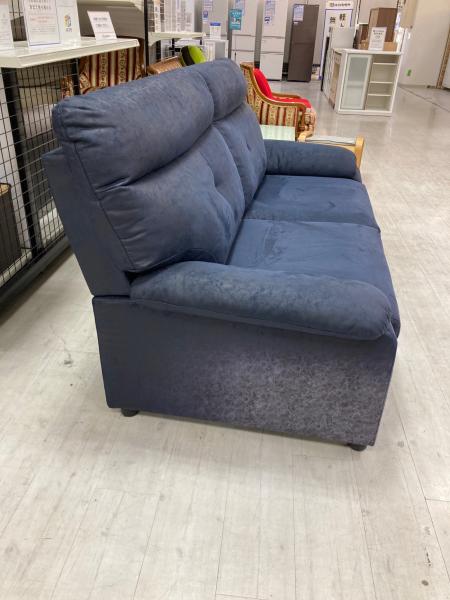 3人掛けソファー ブルー｜トレファクONLINE