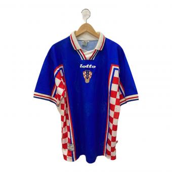 LOTTO (ロット) ゲームシャツ ユニセックス SIZE L ブルー クロアチア代表