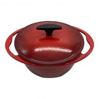 LE CREUSET (ルクルーゼ) ココットロンド SIZE 20cm レッド